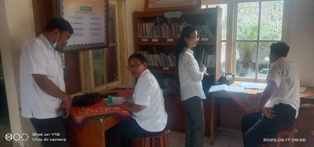 Pembinaan Perpustakaan di Desa Kedisan