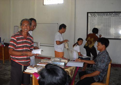 Foto Perpustakaan Keliling Di LP Bangli